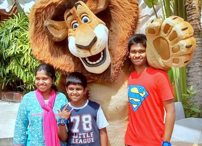 Siva's family in Singapore