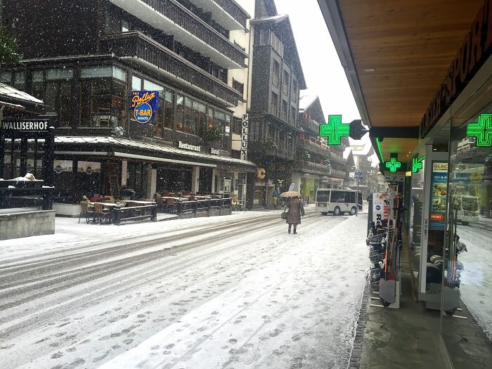 A street in Zermatt