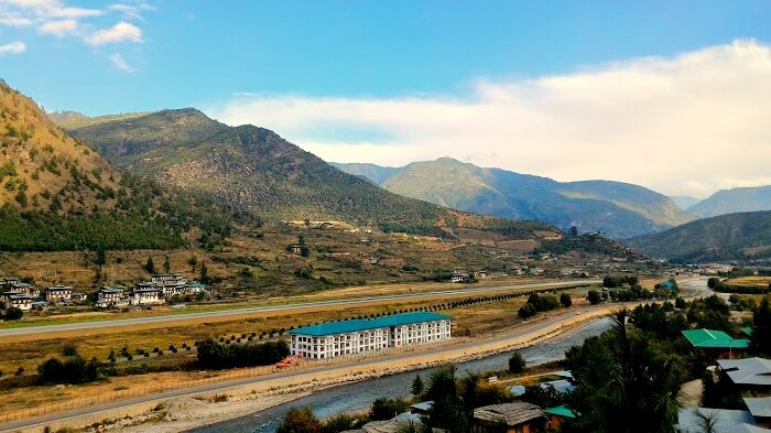 Beautiful Paro Airport