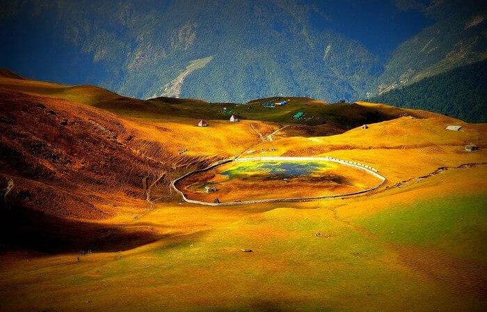 Lush green meadows of Roopkund in the months of May June