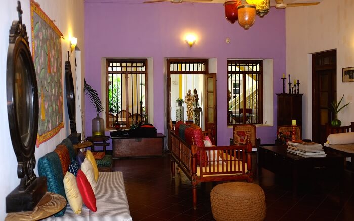 The colorful interiors of Sui House