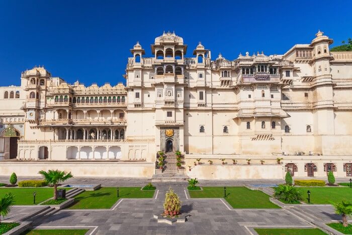 The grand City palace is famous for its royal and splendid architecture