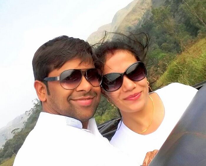 Vishu and Prachi at the Wildlife Sanctuary