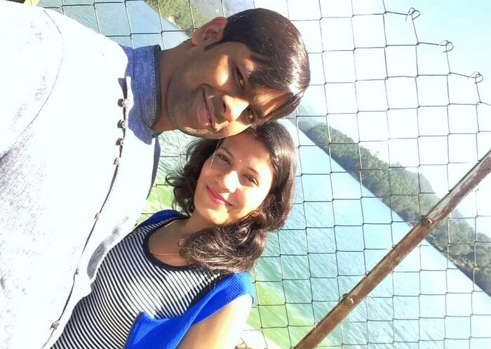 Vishu and Prachi at Mattupetty Dam