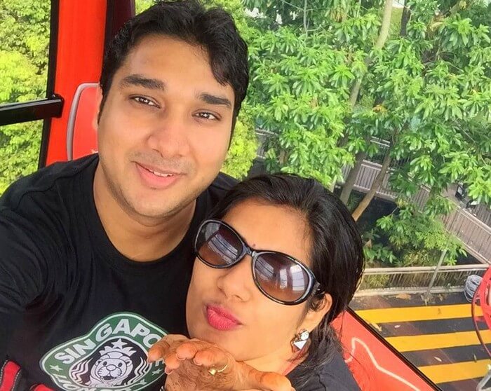 Ram and Kavya in Sentosa Island