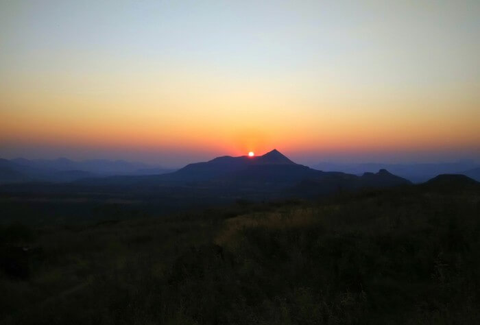 Sunrise from the Hathgarh Fort