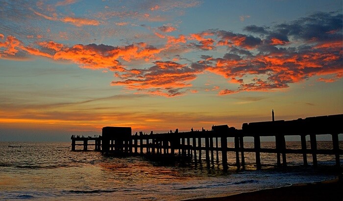 Sunsets in Trivandrum are extremely mesmerising and can not be missed