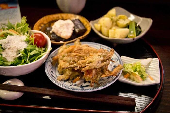 Vegetarian cuisine served at Ananda Fuara in San Francisco