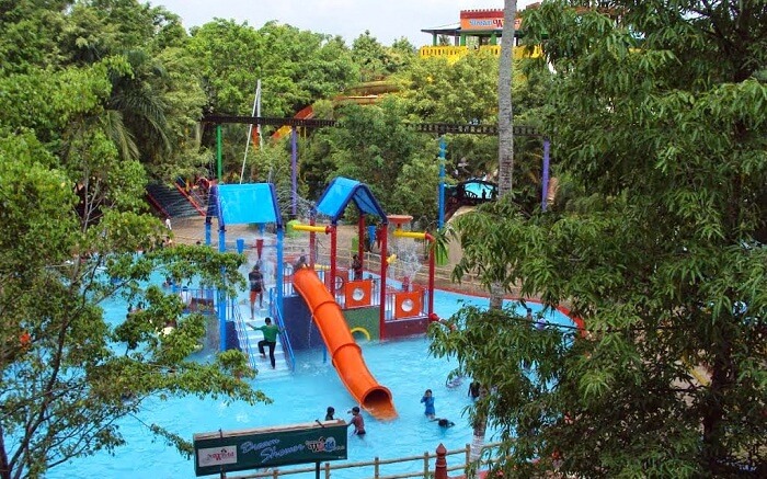 One of the water rides a the Dreamworld Water Park at Thrissur