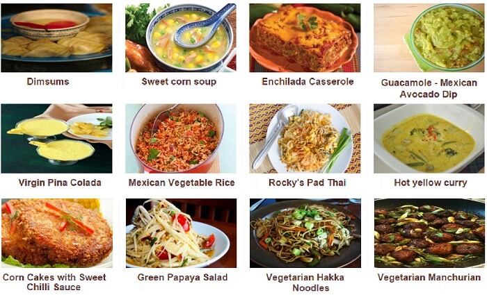 Dishes served at the Real Poseidon restaurant