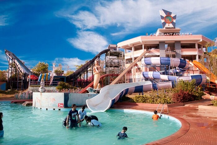 One of the water rides at the GRS Fantasy Park in Mysore