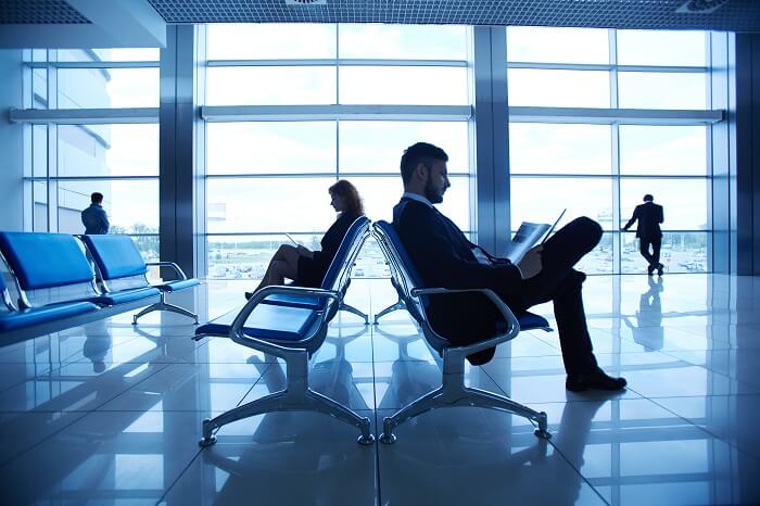 Passengers at airport