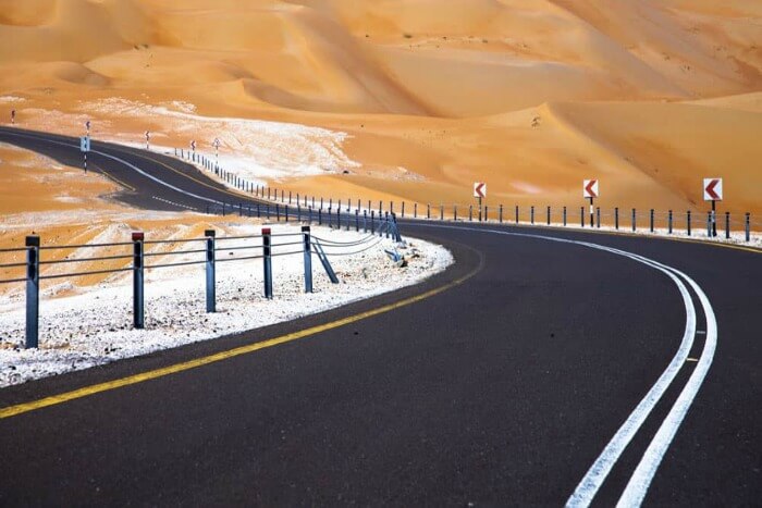 Hit the roads of U.A.E
