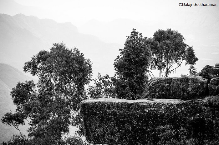 Dolphin Nose hill at the quaint Kodaikanal