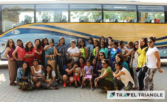 Girls on a trip to Jim Corbett