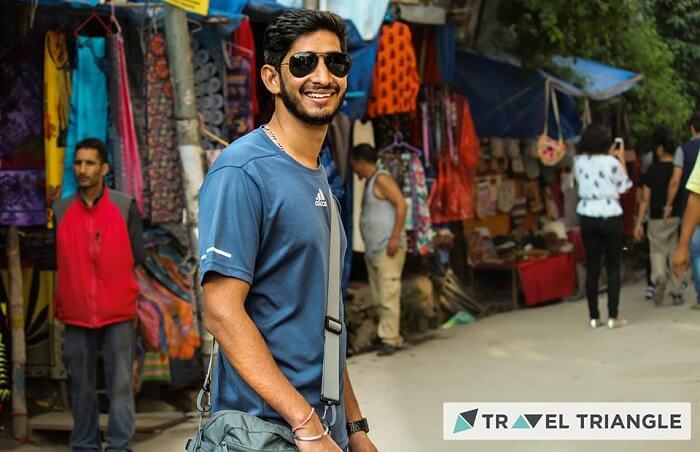 A traveler in McLeodganj