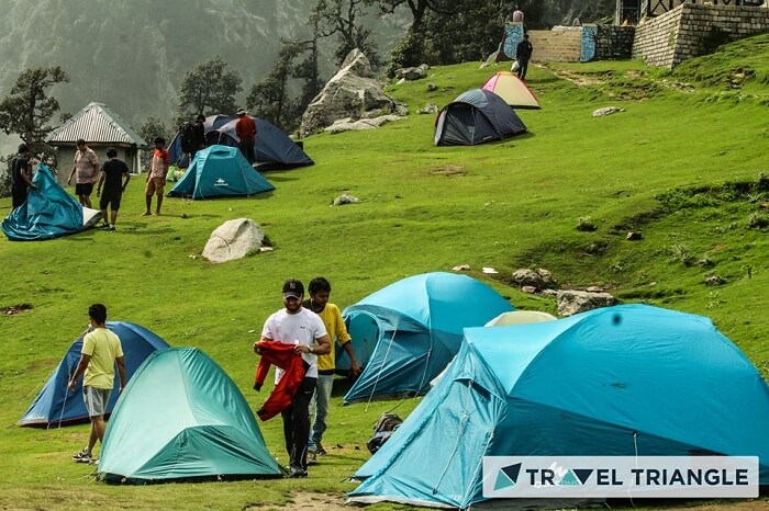 Camp in Triund