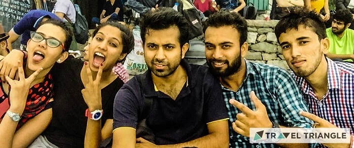 Friends click a selfie in McLeodganj