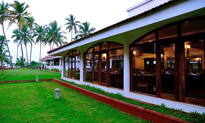 Side facade of Hotel Samudra - One of the best 4-star resorts in Kovalam