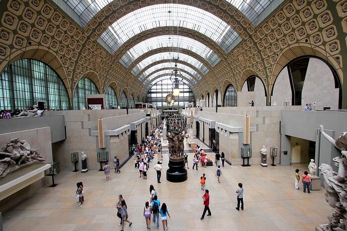 The dome like roof of Musee d'Orsay - One of the popular museums in Paris