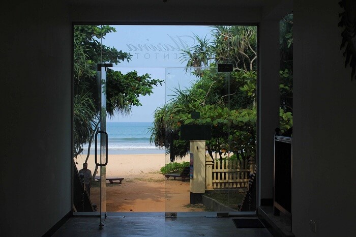 The amazing sea facing hotel booked by Kanika