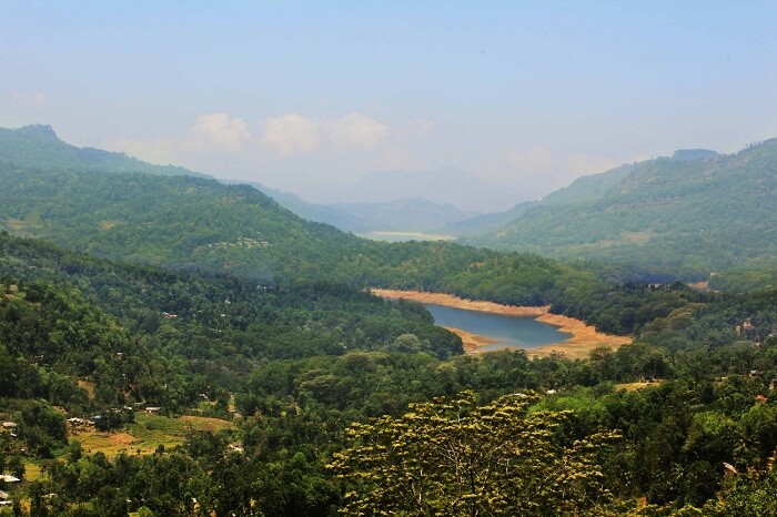Panoramic view of Nuwara Eliya