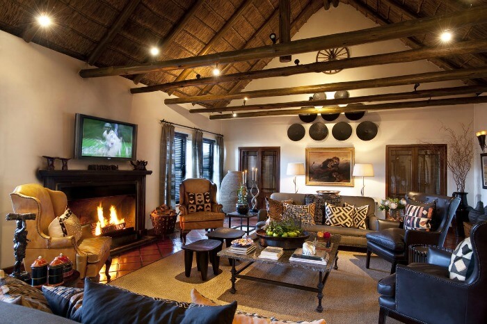 The spacious rooms of the Bushmans Kloof Wilderness Retreat and Wellness Reserve
