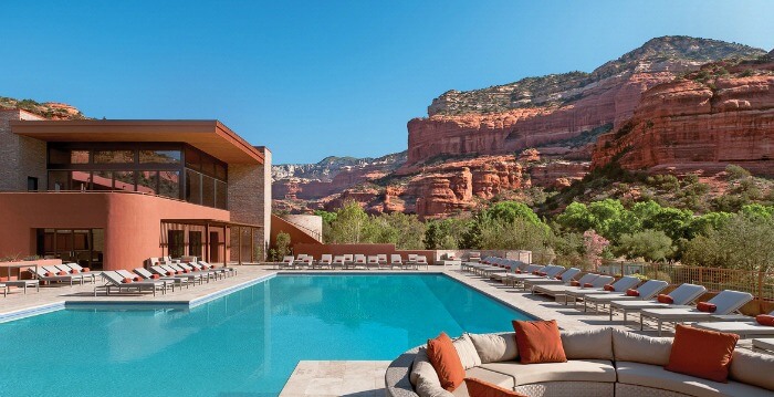 Pool bar at the Enchantment Resort & Spa