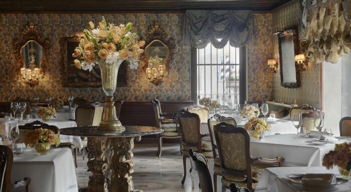 Charming interiors of the Gritti Palace hotel