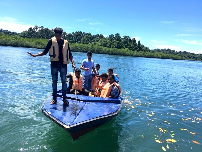 Jay and his friends going to Baratang