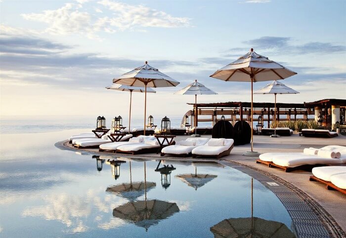 Seaside lounge at Las Ventanas al Paraiso, A Rosewood Resort