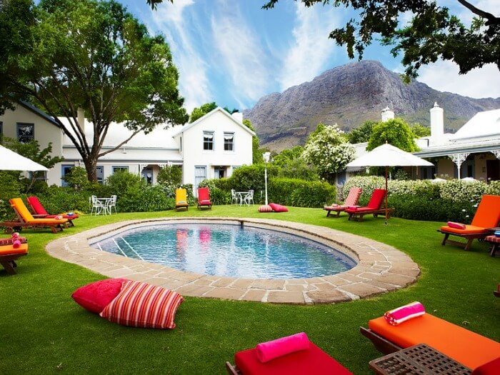Pool deck at the Le Quartier Français