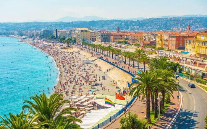 Waterfront of Nice France