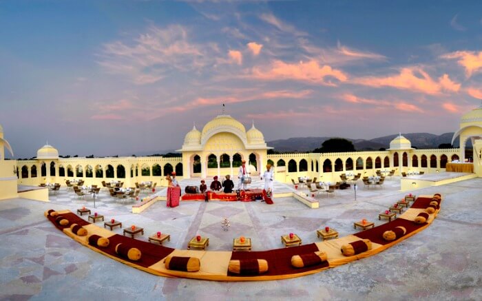 Musical evening at The Tigress Resort - one of the best resorts near Ranthambore National Park