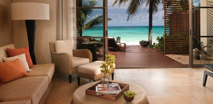 A room at the Rosewood Mayakoba