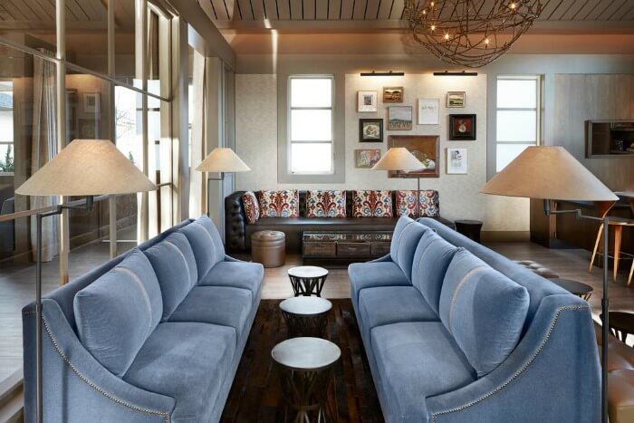 The luxurious interiors of the Solage Calistoga