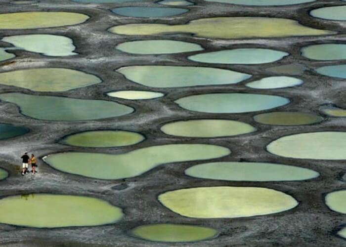 Sacred Spotted lake of British Columbia