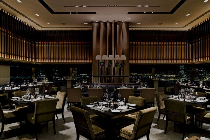 One of the many dining options at the Upper House in Hong Kong