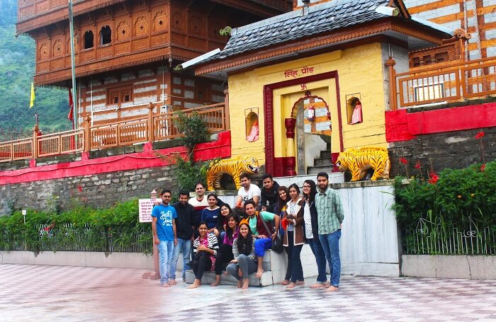 Group photo of travelers visiting Spiti Valley