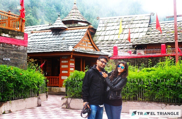 Couple in the hills of Himachal
