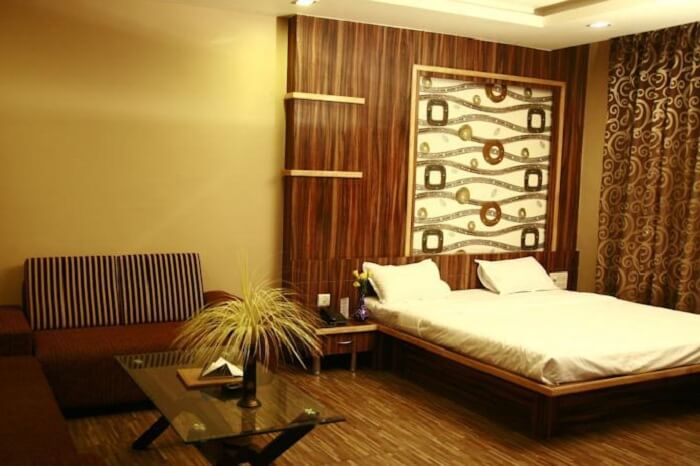 The view of a room in Hotel Royal Melange