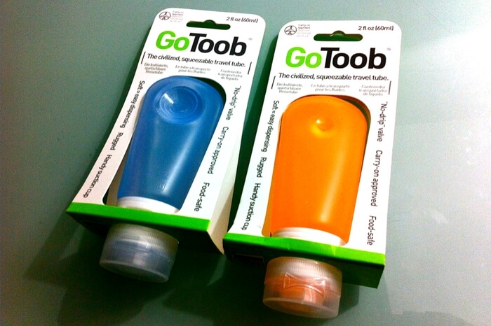 Squeezable travel tube by GoToob