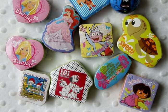 Compressed towels in attractive packings