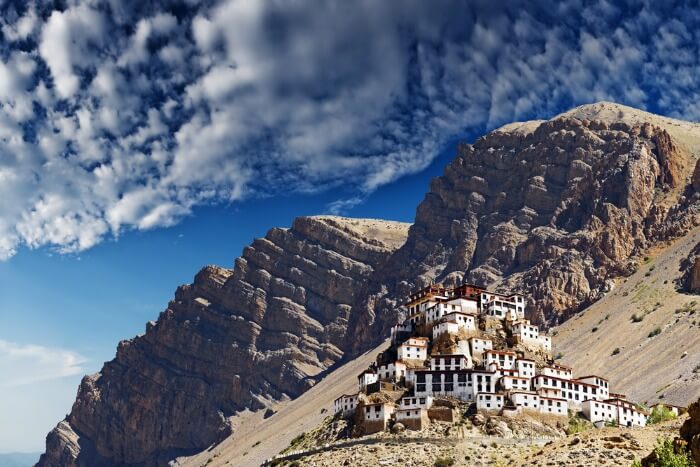 Key monastery in himalayas mountain