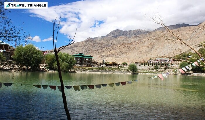 Beautiful Nako lake in Himachal