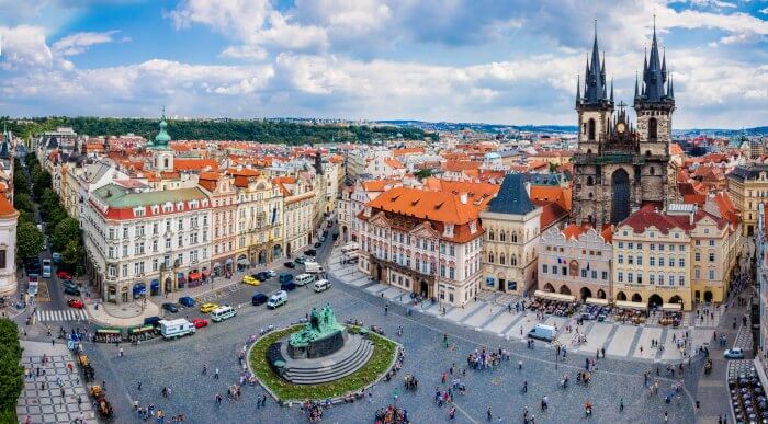 Old Town Square in Prague, Czech Republic
