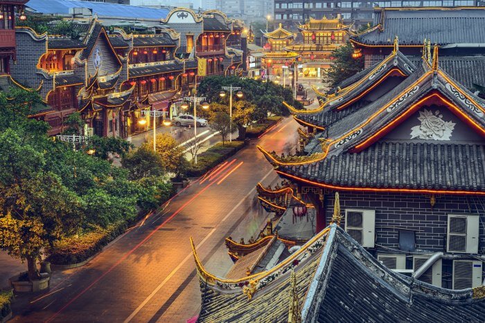 Drive past traditional Chinese huts when in China