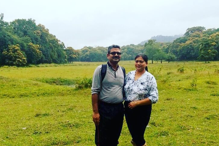 anuj and his wife's trip to Kerala