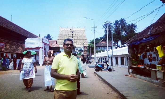 standing in the market of Thekkady