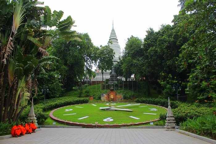 Beautiful gardens in Cambodia